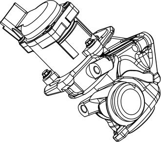 Aisin EGRAZ-7001 - Клапан возврата ОГ avtokuzovplus.com.ua