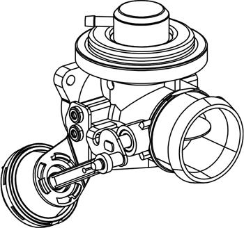 Aisin EGRAZ-7042 - Клапан возврата ОГ autodnr.net