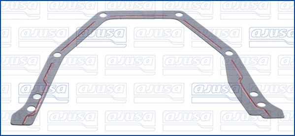 Ajusa 01241000 - Прокладка, кришка картера (блок-картер двигуна) autocars.com.ua
