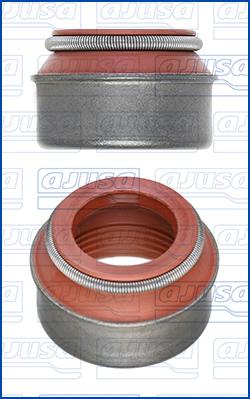 Ajusa 12049800 - Кільце ущільнювача, шток клапана autocars.com.ua