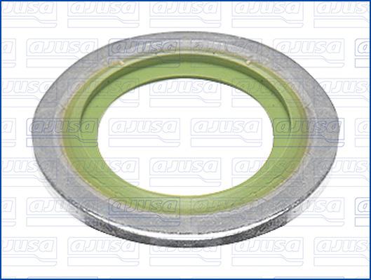 Ajusa 20003300 - Уплотнительное кольцо, резьбовая пробка маслосливного отверстия autodnr.net