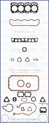 Ajusa 50022200 - Комплект прокладок, двигун autocars.com.ua