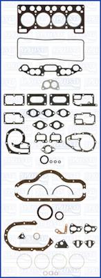 Ajusa 50023300 - Комплект прокладок, двигун autocars.com.ua