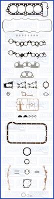 Ajusa 50046600 - Комплект прокладок, двигун autocars.com.ua