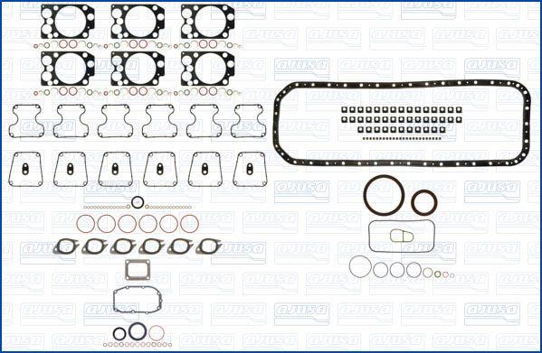 Ajusa 50445100 - Комплект прокладок, двигун autocars.com.ua