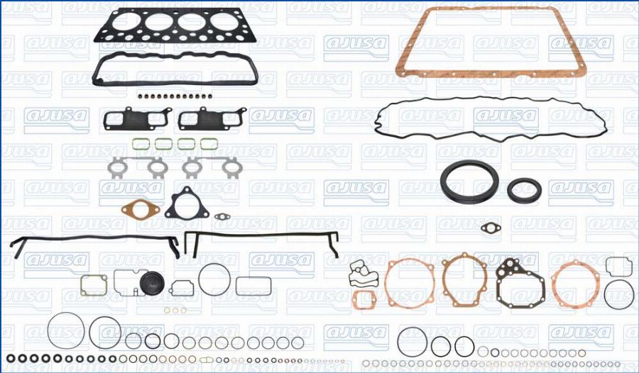 Ajusa 50458800 - Комплект прокладок, двигун autocars.com.ua