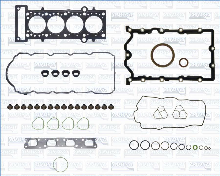 Ajusa 50465900 - Комплект прокладок, двигун autocars.com.ua