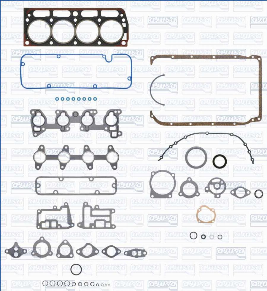 Ajusa 50493900 - Комплект прокладок, двигун autocars.com.ua