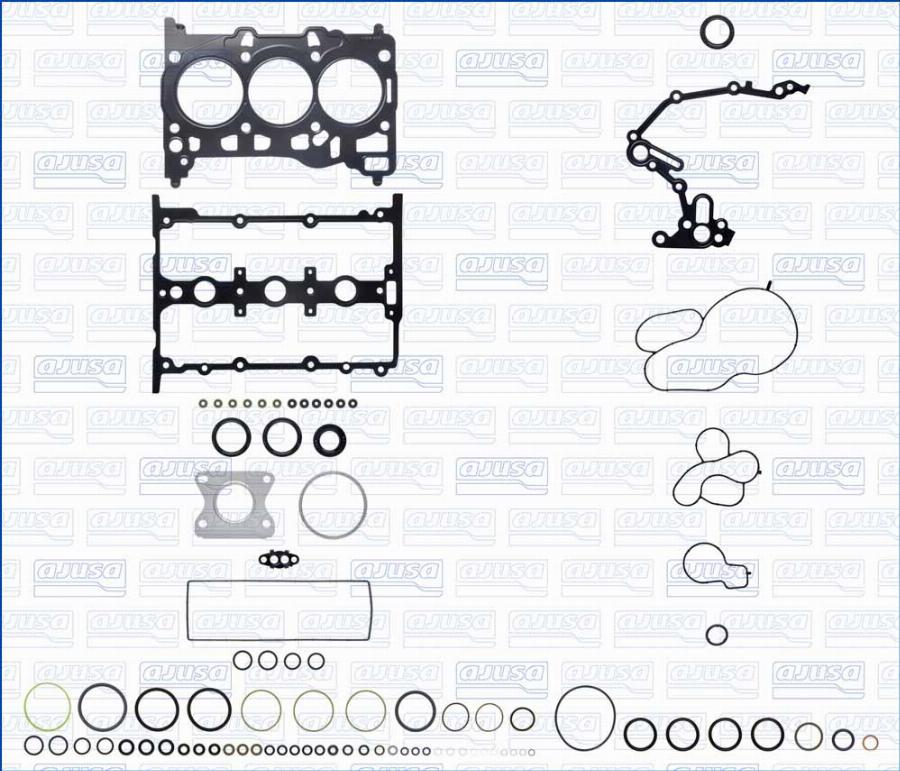 Ajusa 50509100 - Комплект прокладок, двигун autocars.com.ua