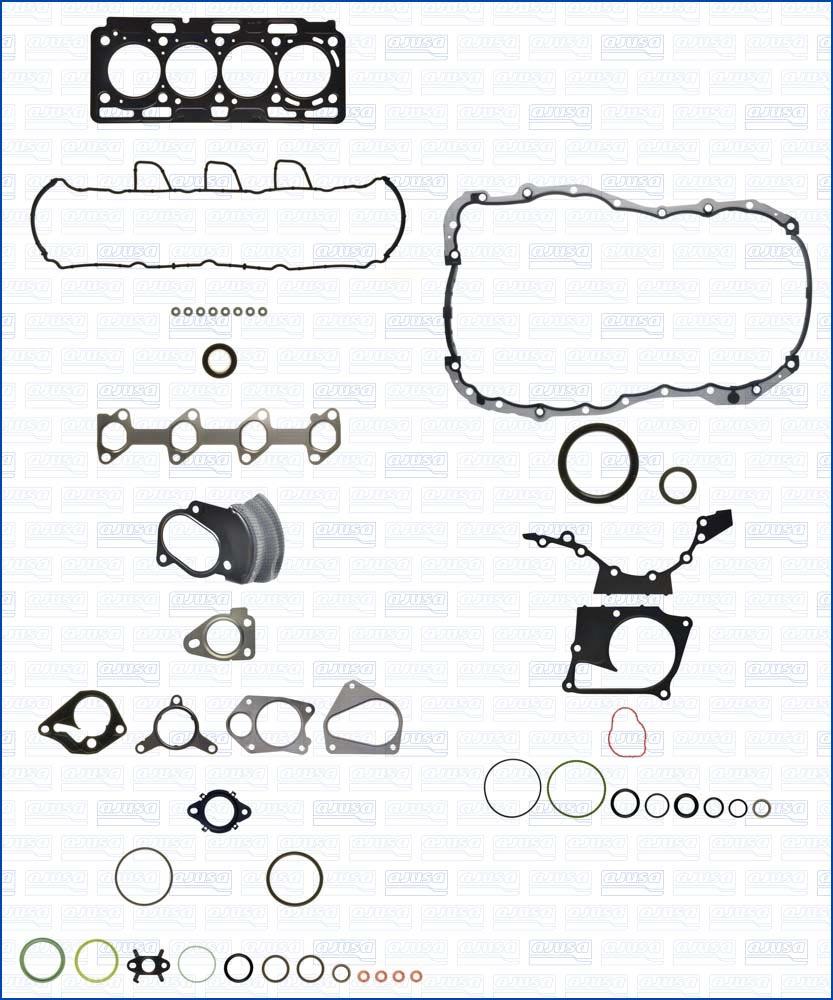 Ajusa 50512800 - Комплект прокладок, двигун autocars.com.ua