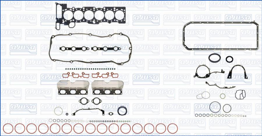 Ajusa 50513500 - Комплект прокладок, двигун autocars.com.ua