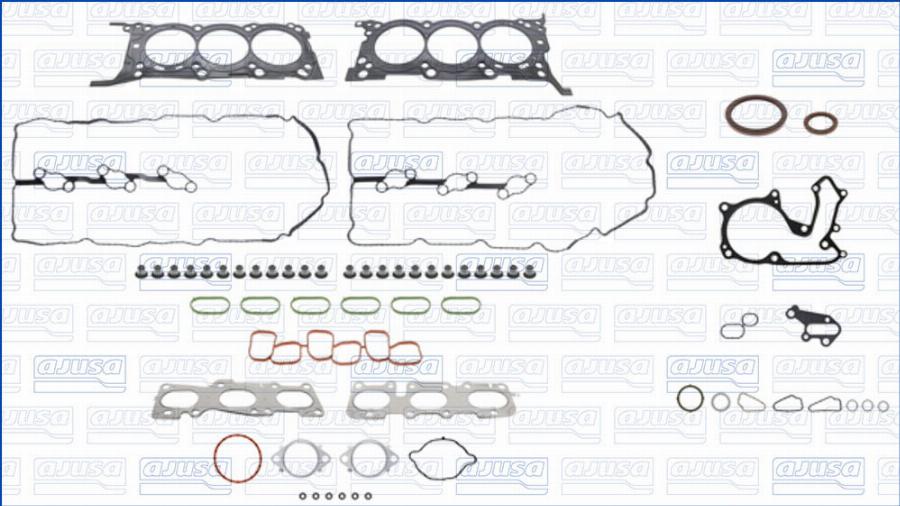 Ajusa 50548500 - Комплект прокладок, двигун autocars.com.ua
