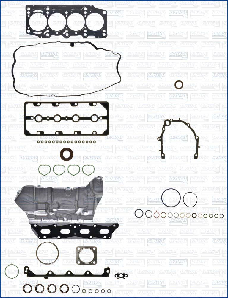 Ajusa 50550800 - Комплект прокладок, двигун autocars.com.ua