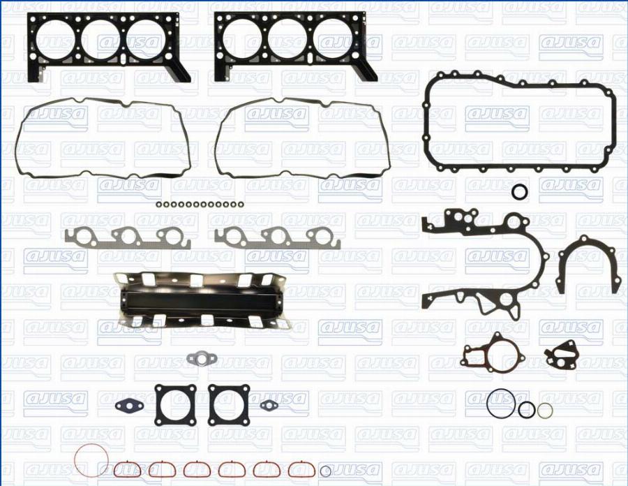 Ajusa 50555200 - Комплект прокладок, двигун autocars.com.ua