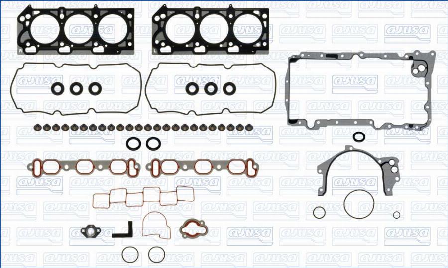 Ajusa 50567800 - Комплект прокладок, двигун autocars.com.ua