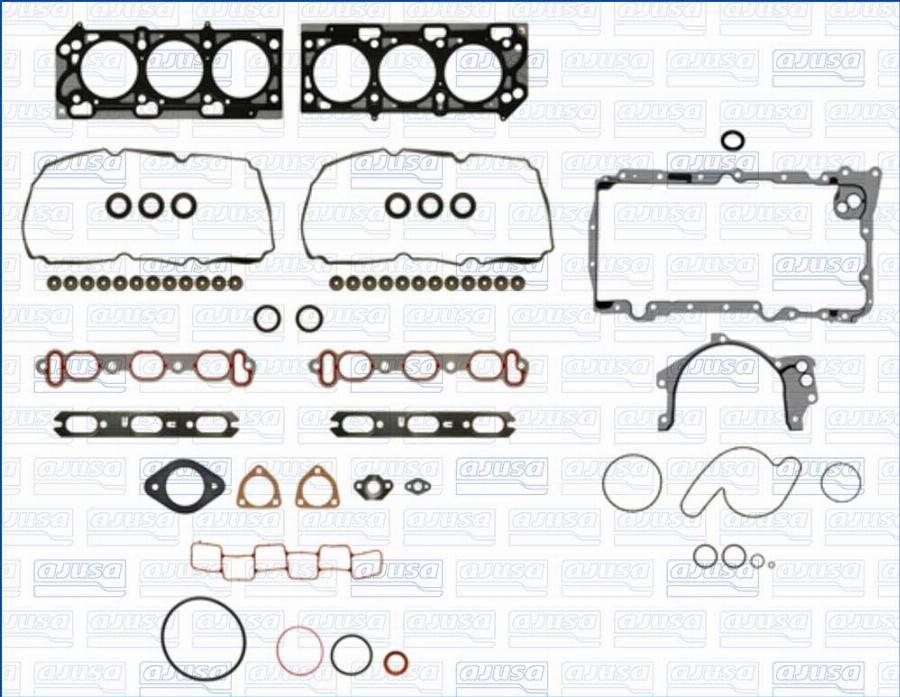 Ajusa 50573800 - Комплект прокладок, двигун autocars.com.ua