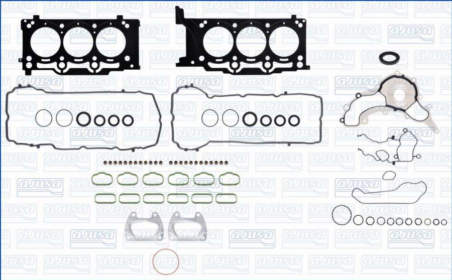 Ajusa 50574000 - Комплект прокладок, двигун autocars.com.ua