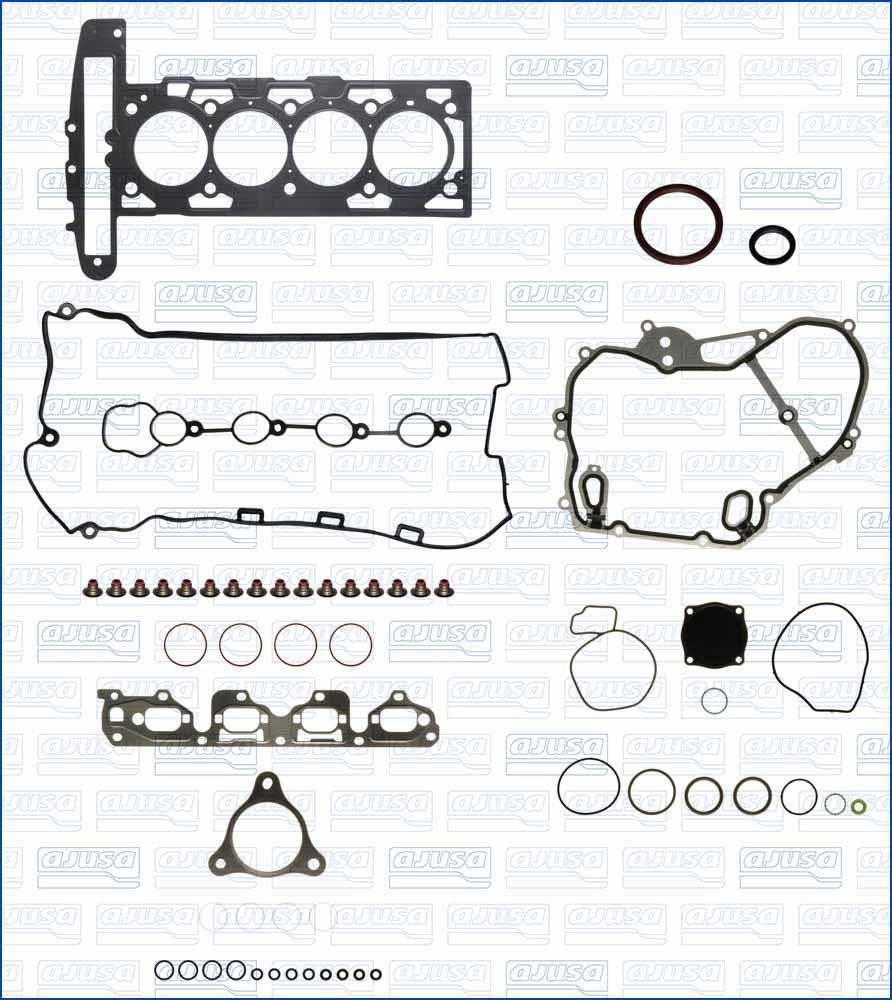 Ajusa 50589100 - Комплект прокладок, двигун autocars.com.ua