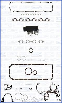 Ajusa 51009300 - Комплект прокладок, двигун autocars.com.ua
