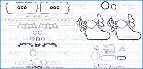 Ajusa 51081600 - Комплект прокладок, двигун autocars.com.ua