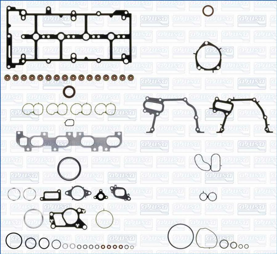 Ajusa 51090000 - Комплект прокладок, двигун autocars.com.ua