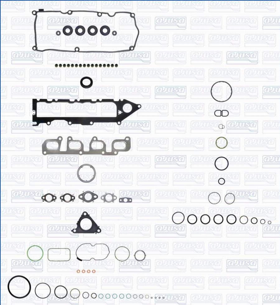 Ajusa 51112200 - Комплект прокладок, двигун autocars.com.ua