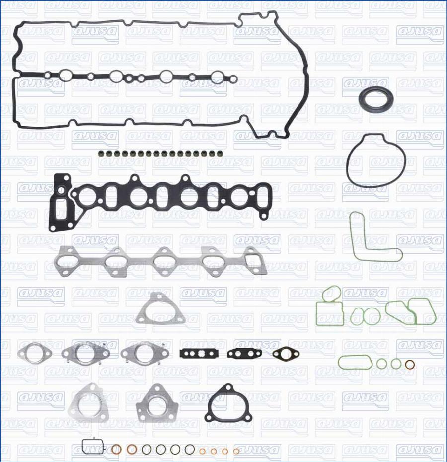 Ajusa 51114600 - Комплект прокладок, двигун autocars.com.ua