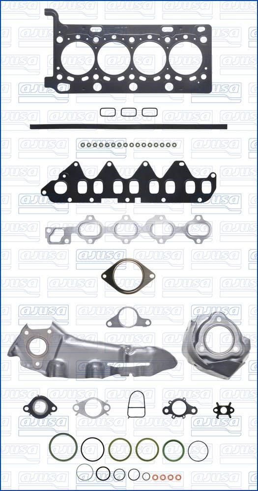 Ajusa 52519000 - Комплект прокладок, головка циліндра autocars.com.ua