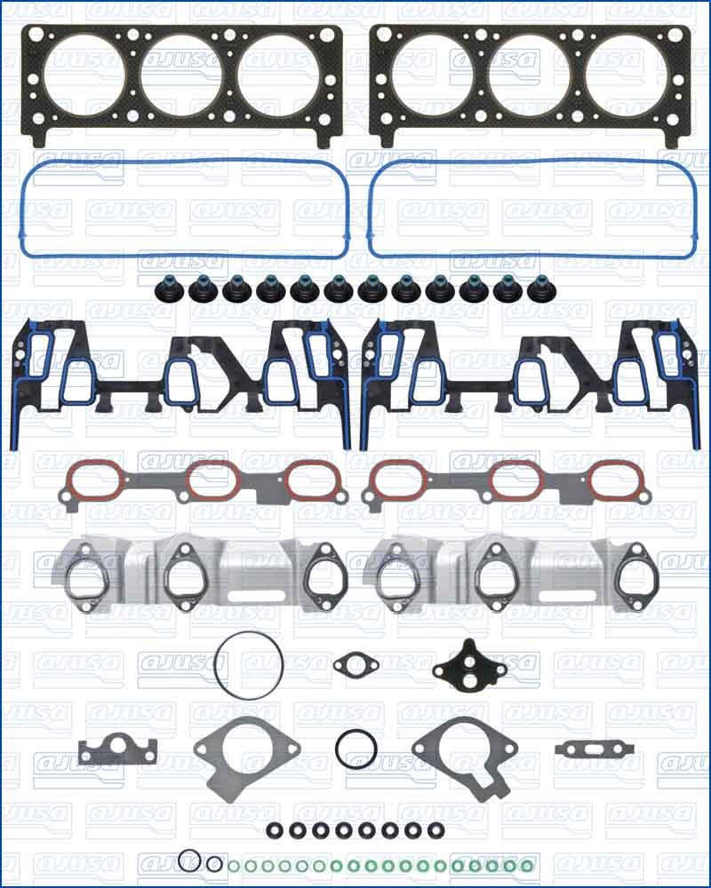 Ajusa 52536200 - Комплект прокладок, головка циліндра autocars.com.ua