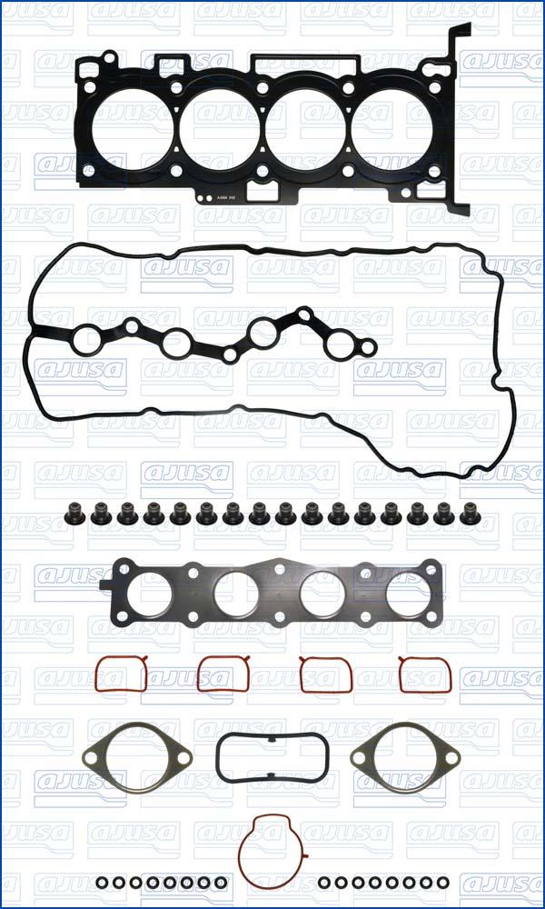 Ajusa 52572100 - Комплект прокладок, головка циліндра autocars.com.ua