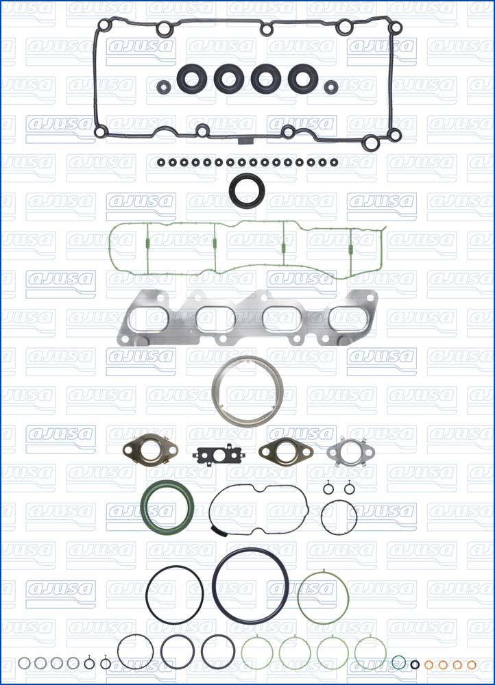 Ajusa 53078500 - Комплект прокладок, головка циліндра autocars.com.ua