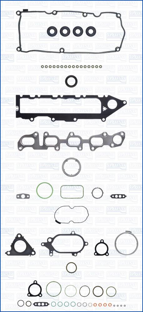 Ajusa 53089100 - Комплект прокладок, головка циліндра autocars.com.ua