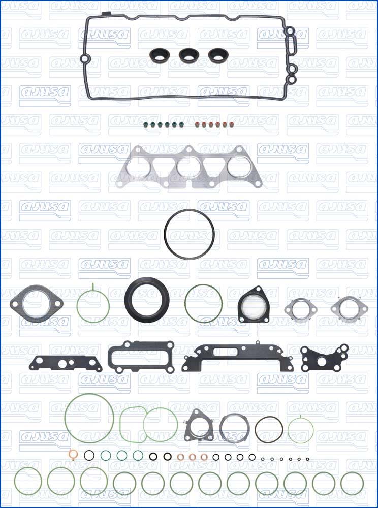 Ajusa 53090100 - Комплект прокладок, головка циліндра autocars.com.ua