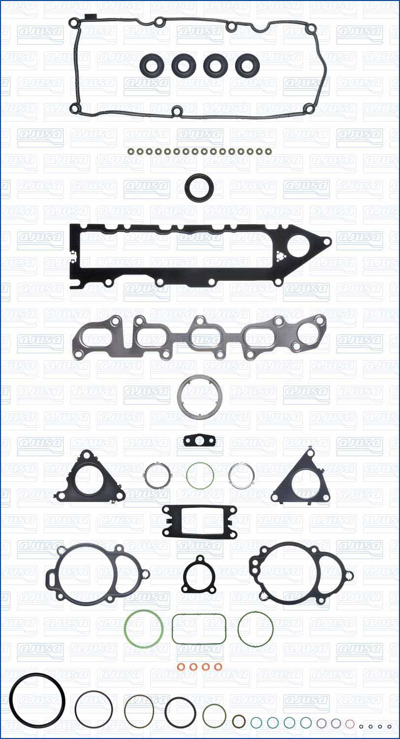 Ajusa 53090600 - Комплект прокладок, головка циліндра autocars.com.ua