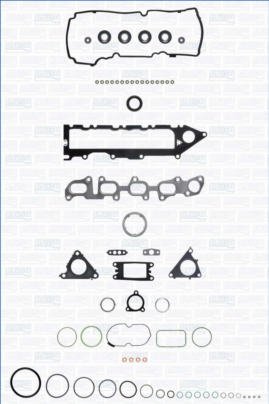 Ajusa 53091400 - Комплект прокладок, головка циліндра autocars.com.ua