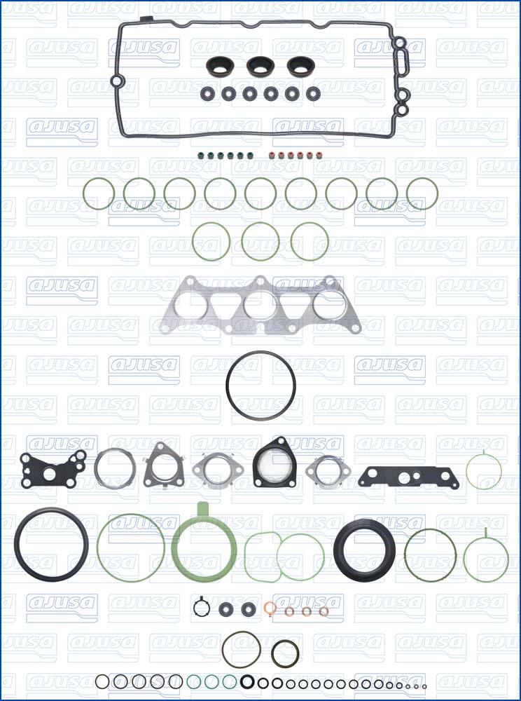 Ajusa 53092800 - Комплект прокладок, головка циліндра autocars.com.ua