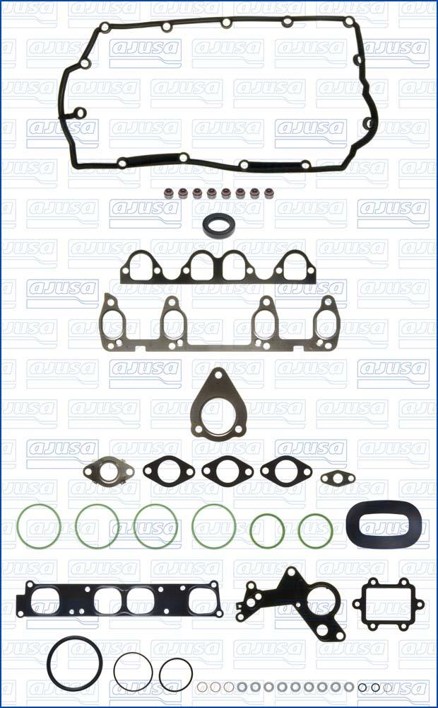 Ajusa 53093500 - Комплект прокладок, головка циліндра autocars.com.ua