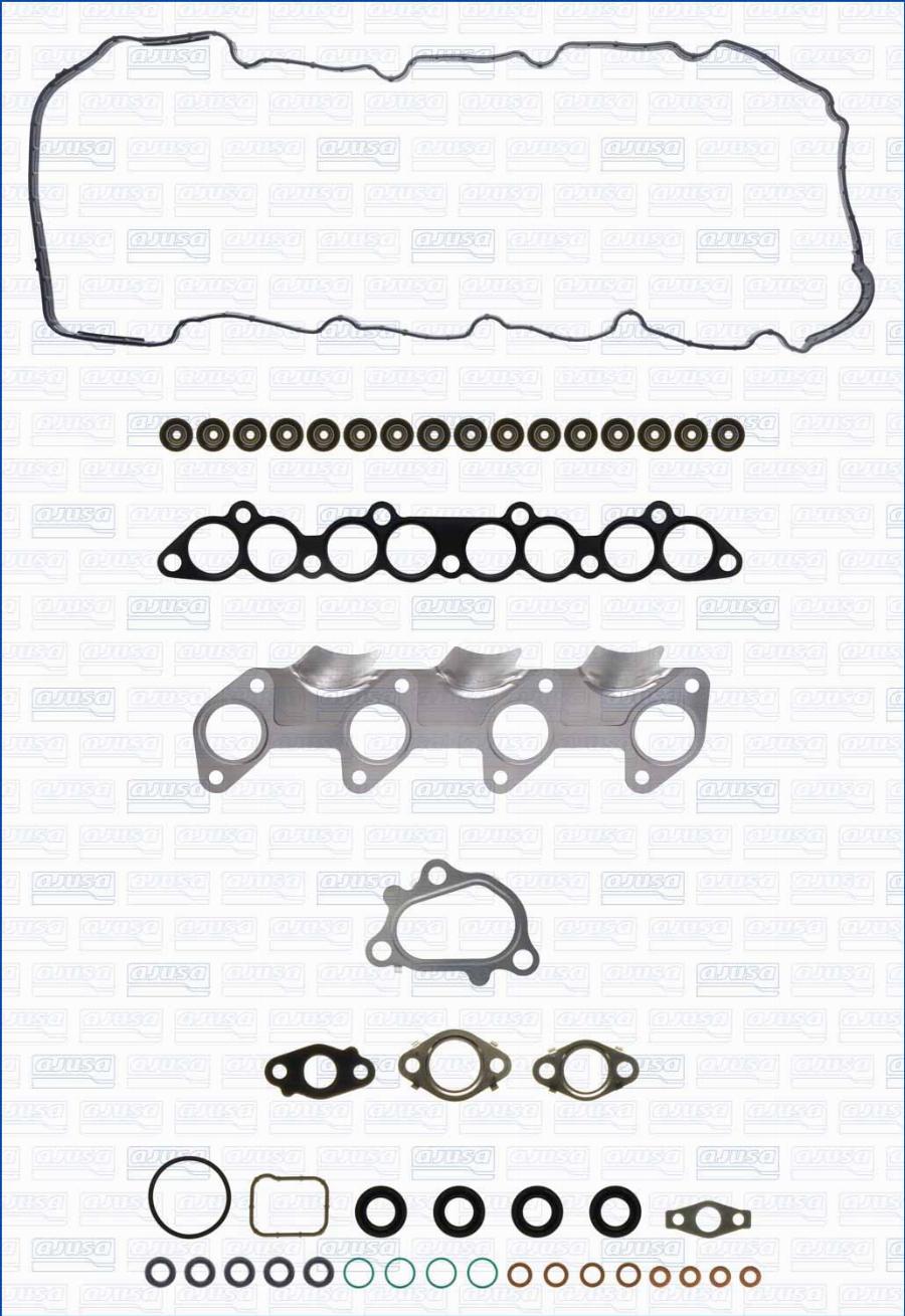 Ajusa 53099600 - Комплект прокладок, головка циліндра autocars.com.ua
