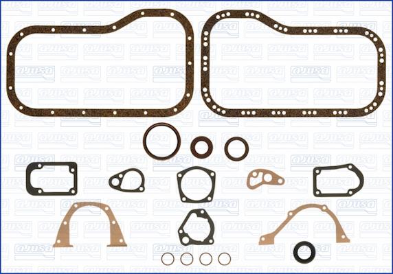 Ajusa 54013800 - Комплект прокладок, блок-картер двигуна autocars.com.ua