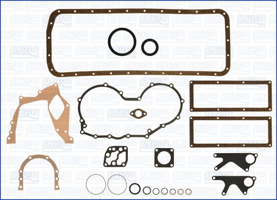 Ajusa 54050100 - Комплект прокладок, блок-картер двигуна autocars.com.ua
