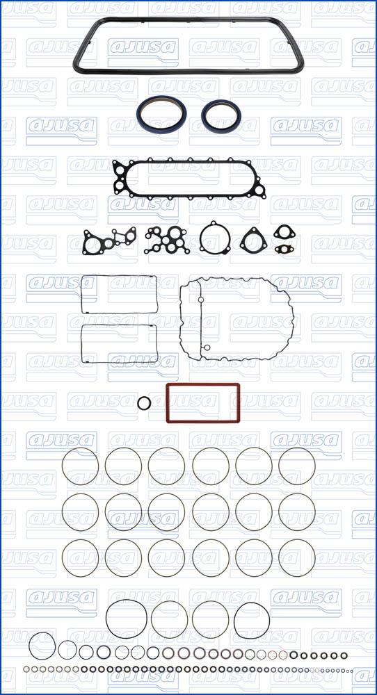 Ajusa 54214300 - Комплект прокладок, блок-картер двигуна autocars.com.ua