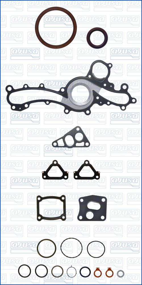 Ajusa 54284400 - Комплект прокладок, блок-картер двигуна autocars.com.ua