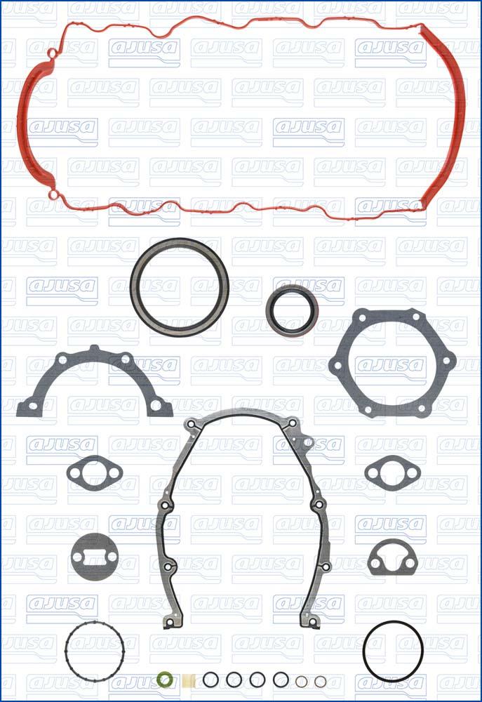 Ajusa 54286400 - Комплект прокладок, блок-картер двигуна autocars.com.ua