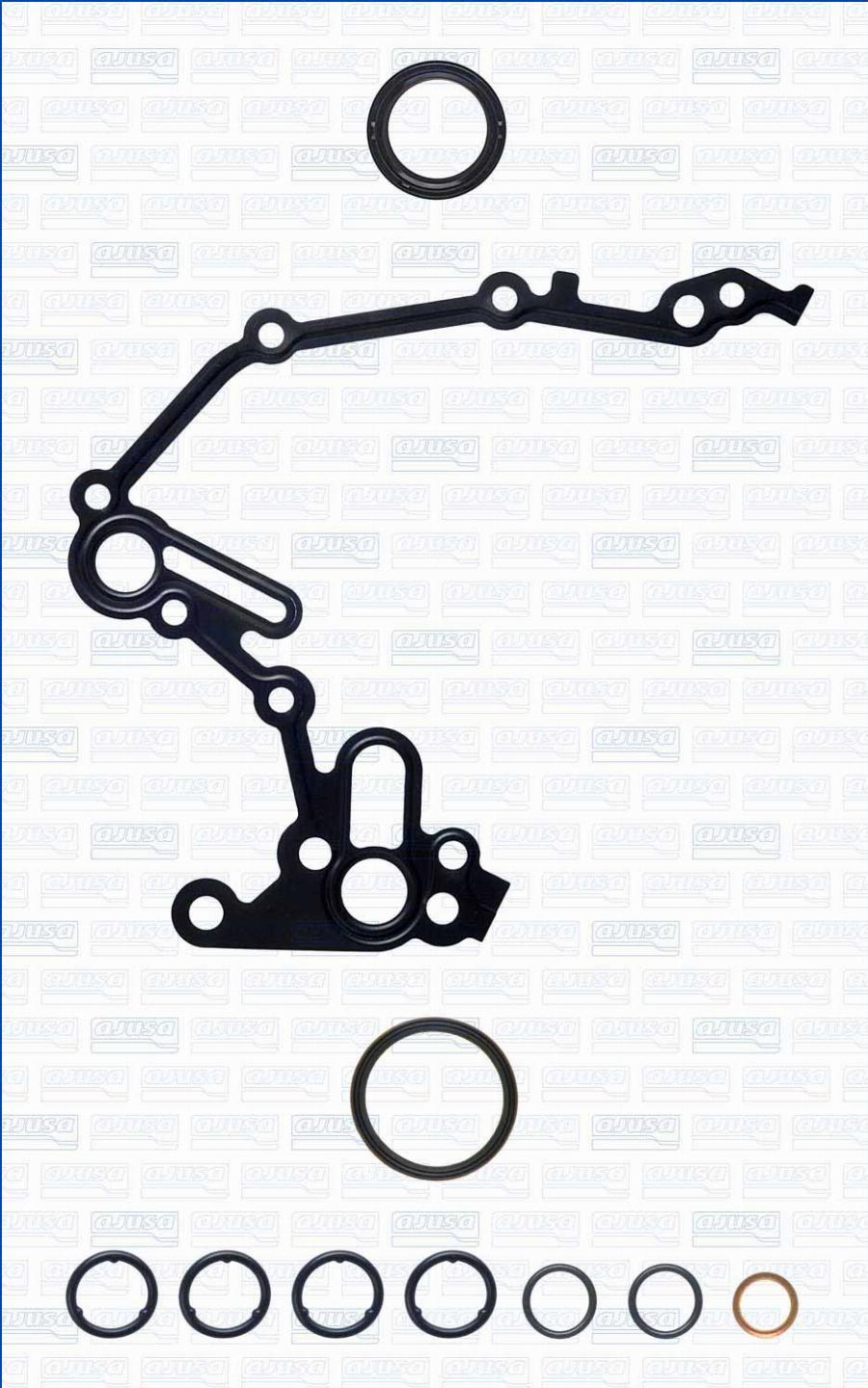 Ajusa 54294400 - Комплект прокладок, блок-картер двигуна autocars.com.ua