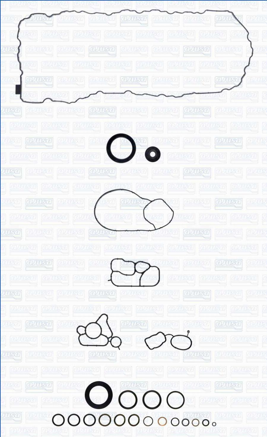 Ajusa 54298200 - Комплект прокладок, блок-картер двигуна autocars.com.ua