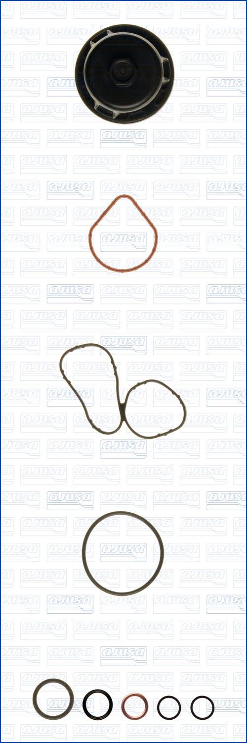 Ajusa 54301900 - Комплект прокладок, блок-картер двигуна autocars.com.ua