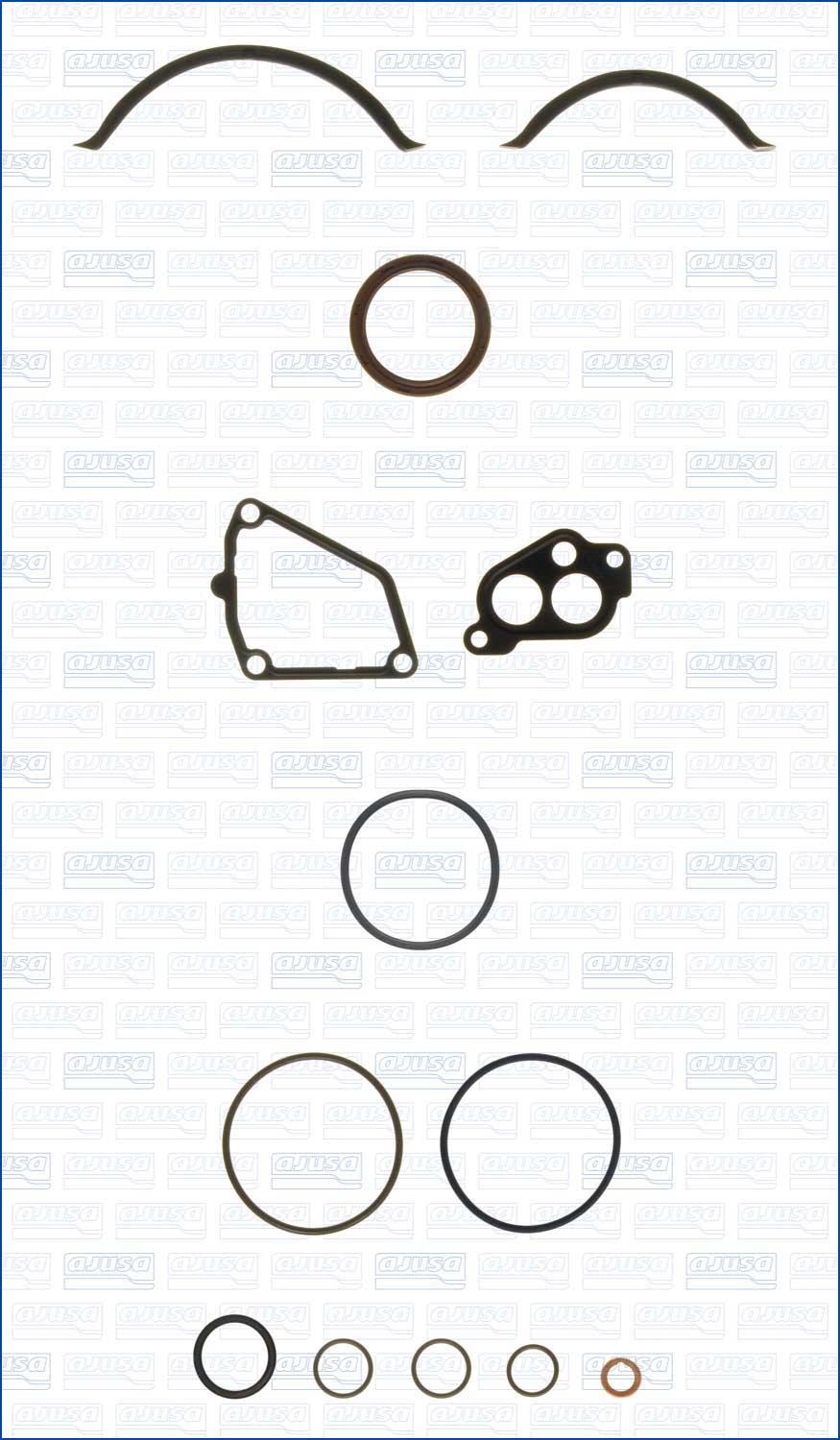Ajusa 54304800 - Комплект прокладок, блок-картер двигуна autocars.com.ua