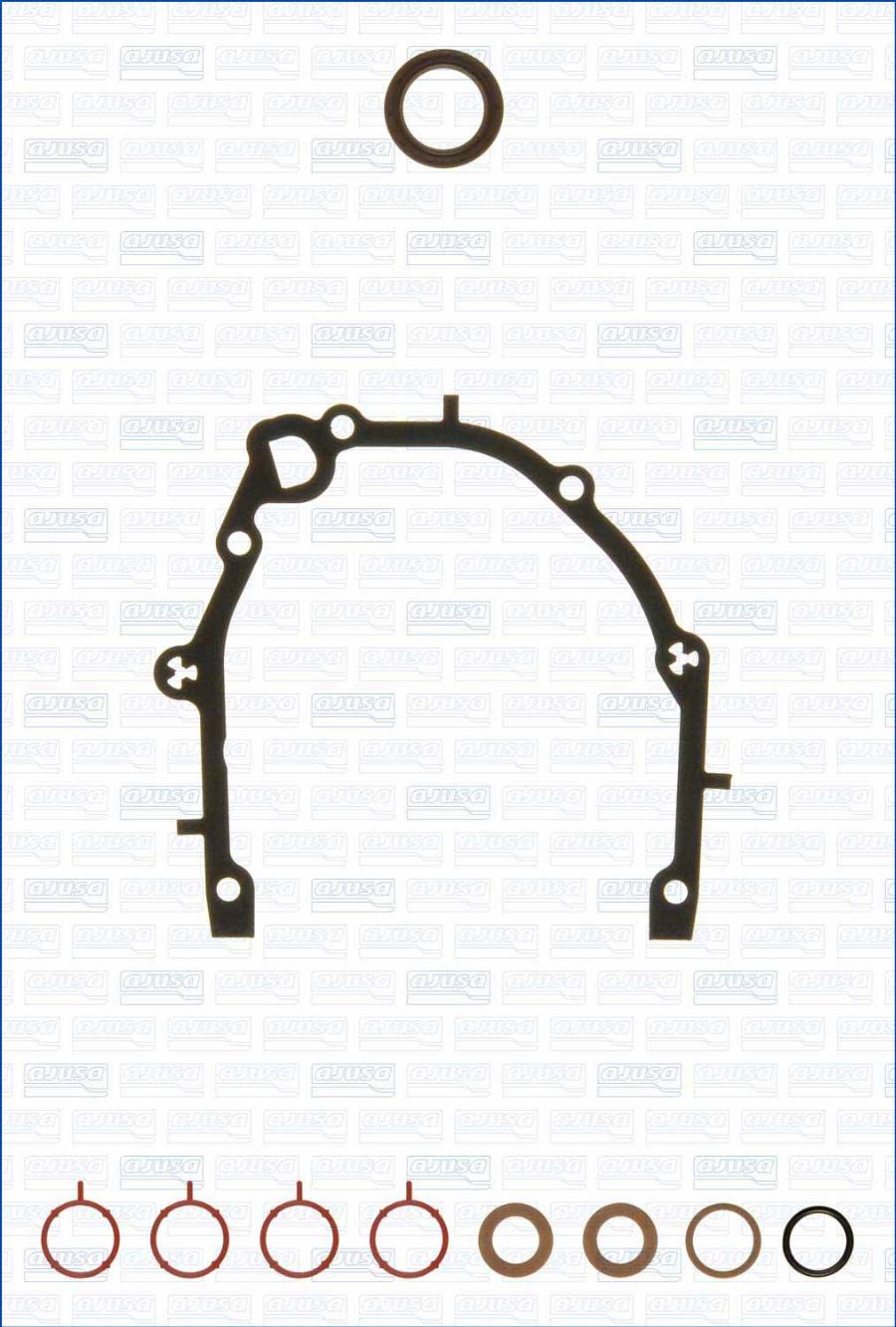 Ajusa 54308200 - Комплект прокладок, блок-картер двигуна autocars.com.ua