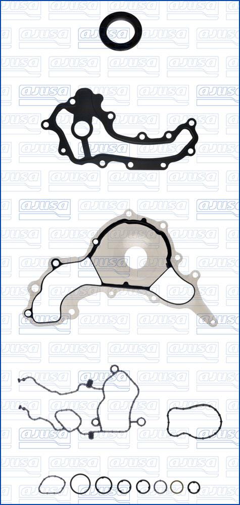 Ajusa 54308900 - Комплект прокладок, блок-картер двигуна autocars.com.ua