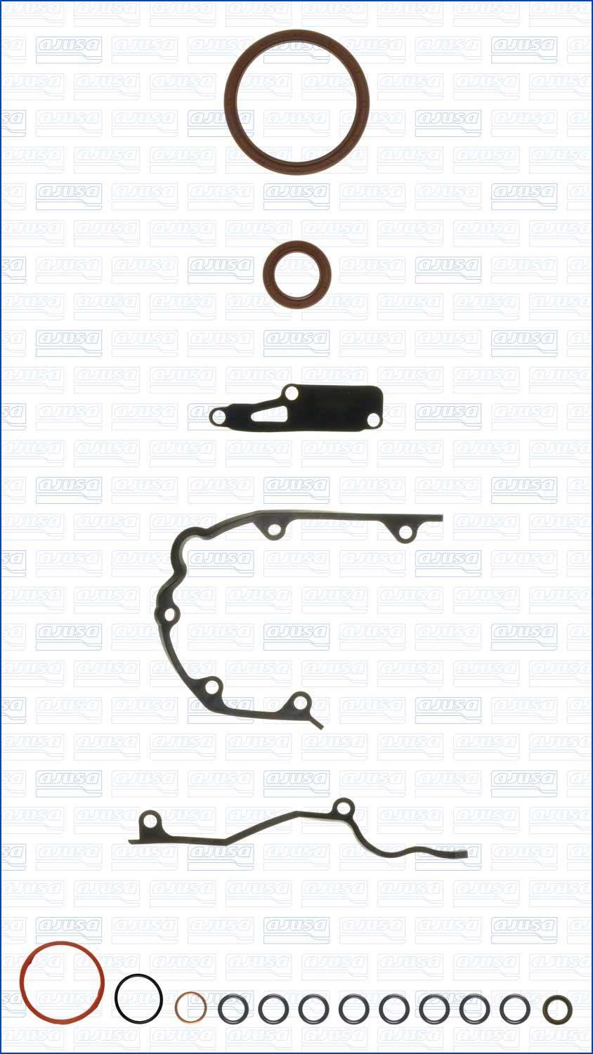 Ajusa 54309400 - Комплект прокладок, блок-картер двигуна autocars.com.ua